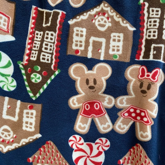 Mickey and Minnie Gingerbread Pajama Pants - Picture 2 of 3